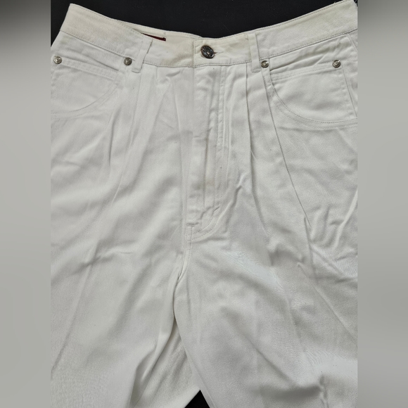 Vintage - NWOT - Sasson Jeans - White - Cotton - Size 10 - Picture 6 of 7